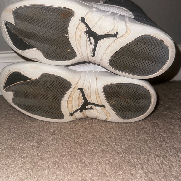 Air Jordan Gray and White Sneakers - Picture 8 of 9